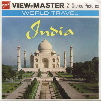 5 ANDREW - India - View-Master 3 Reel Packet - vintage - B235-G3A Packet 3dstereo 