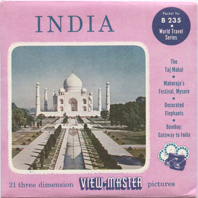 6 ANDREW - India - View-Master 3 Reel Packet - 1952 - vintage - B235-S4 Packet 3dstereo 