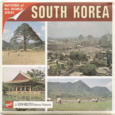 6 ANDREW - South Korea - View-Master 3 Reel Packet - vintage - B260-G1A Packet 3dstereo 