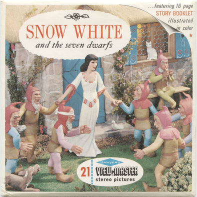 9 ANDREW - Snow White and The Seven Dwarfs - View-Master 3 Reel Packet - vintage - B300-S6 Packet 3Dstereo 