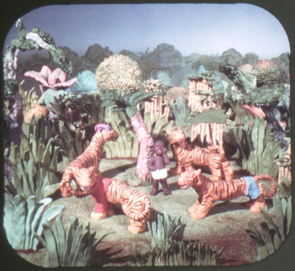 Three Little Pigs, Little Black Sambo, Ugly Duckling - View-Master 3 Reel Packet - vintage - B303-S4 Packet 3Dstereo 