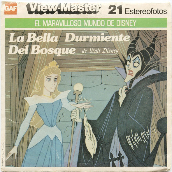 La Bella Durmiente Del Bosque - View-Master 3 Reel Economy Packet - vintage - B308-S-G6 Packet 3dstereo 