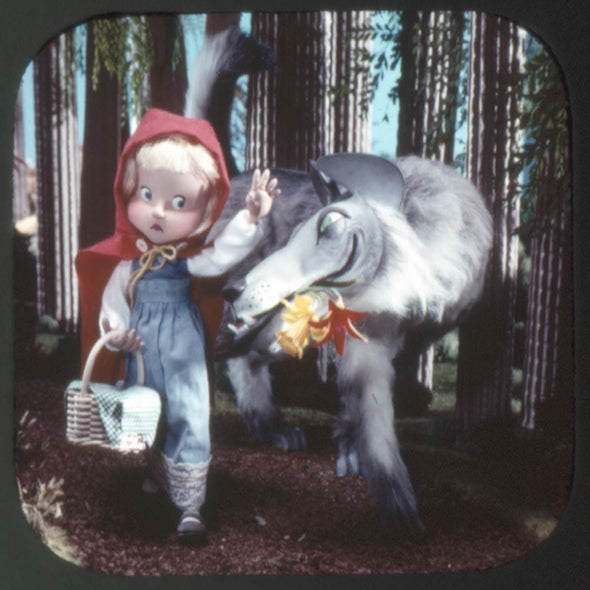 7 ANDREW - Little Red Riding Hood - Billy Goats Gruff - 3 Little Pigs - Classic View Master 3 Reel Packet - vintage -B310-S5 Packet 3dstereo 