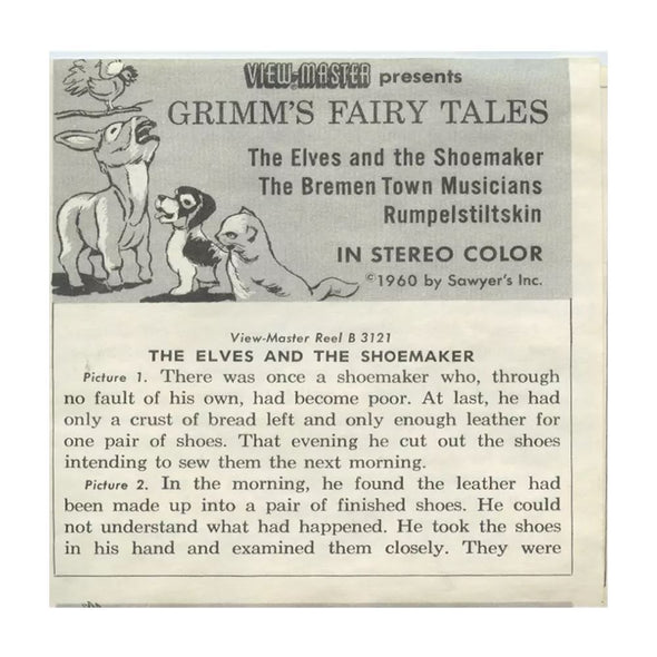 5 ANDREW - Grimm's Fairy Tales - View-Master 3 Reel Packet - vintage - B312-S5 Packet 3dstereo 