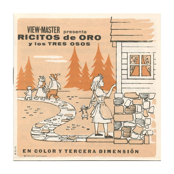 7 ANDREW - Ricitos de Oro y los Tres Osos - View-Master 3 Reel Packet - 1963 - vintage - B317-S-G6X Packet 3dstereo 