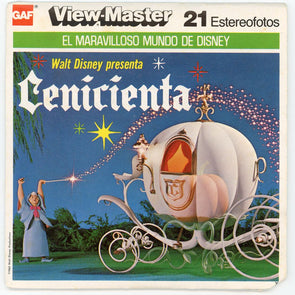 Cenicienta - Cinderella View-Master 3 Reel Packet - vintage PKT 3Dstereo 