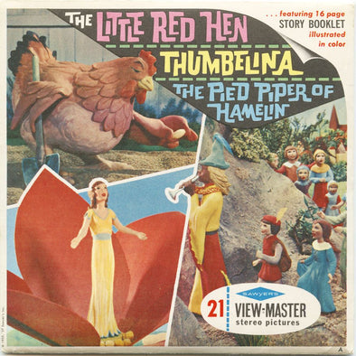 5 ANDREW - The Little Red Hen - View-Master 3 Reel Packet - vintage - B319-S6A Packet 3dstereo 