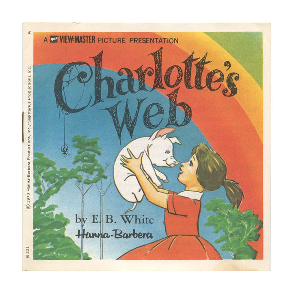 10 ANDREW - Charlotte's Web - View-Master 3 Reel Economy Packet - vintage - B321-G3A Packet 3dstereo 