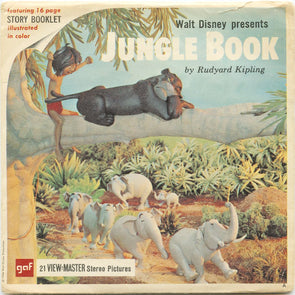 9 ANDREW - Jungle Book - View-Master 3 Reel Packet - vintage - B363-G1A Packet 3Dstereo 
