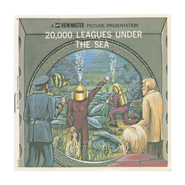 6 ANDREW - 20,000 Leagues Under The Sea - View-Master 3 Reel Packet - 1954 - vintage - B370-G3A Packet 3dstereo 