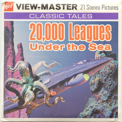 6 ANDREW - 20,000 Leagues Under The Sea - View-Master 3 Reel Packet - 1954 - vintage - B370-G3A Packet 3dstereo 