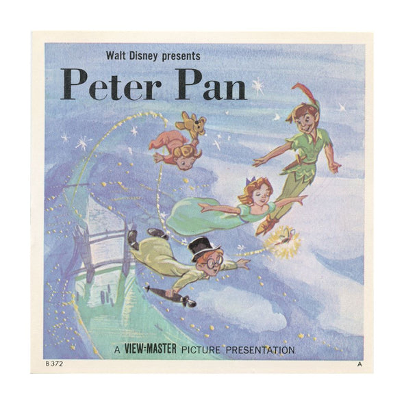 6 ANDREW - Peter Pan - View-Master 3 Reel Packet - 1957 - vintage - B372-G1A Packet 3dstereo 