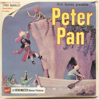 6 ANDREW - Peter Pan - View-Master 3 Reel Packet - 1957 - vintage - B372-G1A Packet 3dstereo 