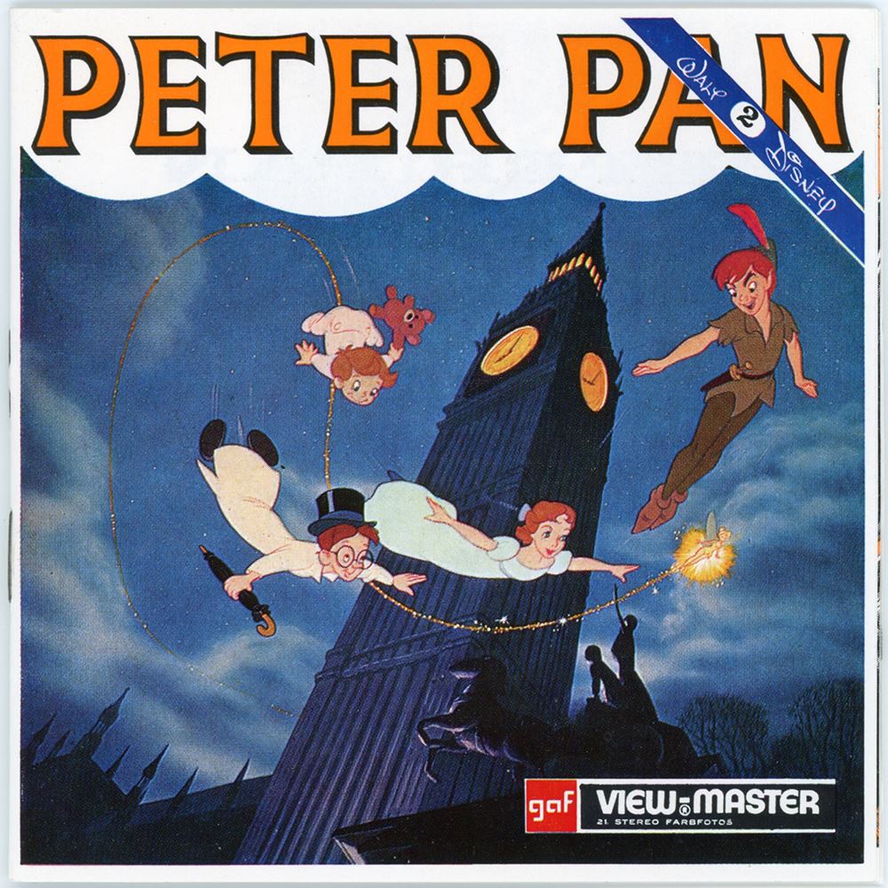 Viewmaster Reels, Wonderful World of Disney Peter Pan Set of 3