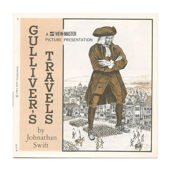 9 ANDREW - Gulliver's Travels - View-Master 3 Reel Economy Packet - vintage - B374-G3A Packet 3Dstereo 