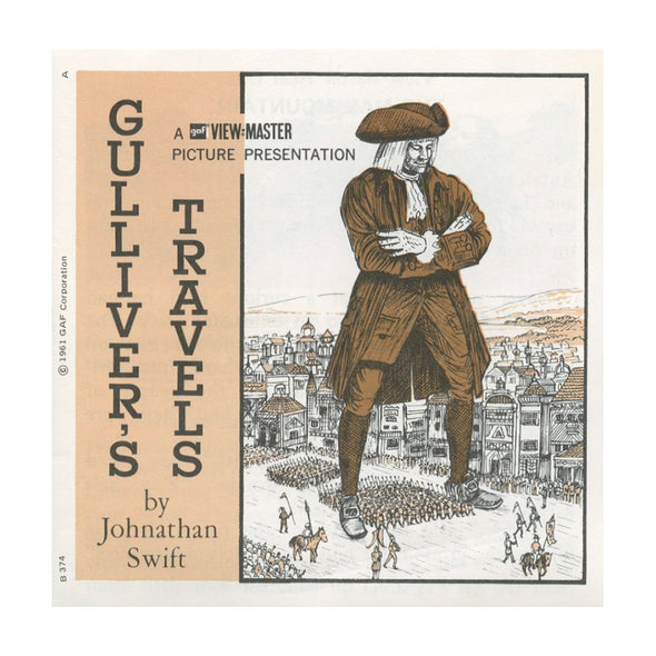 5 ANDREW - Gulliver's Travels - View-Master 3 Reel Packet - vintage - B374-G3A Packet 3dstereo 