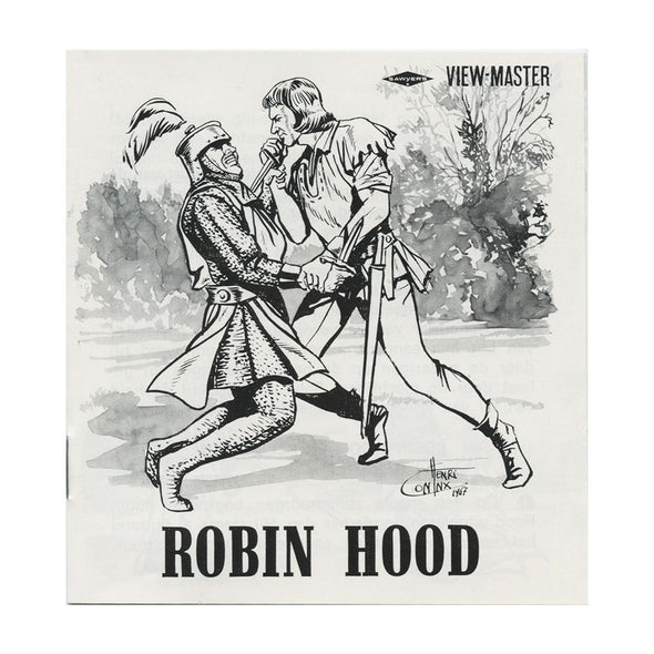 5 ANDREW - Robin Hood - View-Master 3 Reel Packet - 1956 - vintage - B378-BG1 Packet 3dstereo 