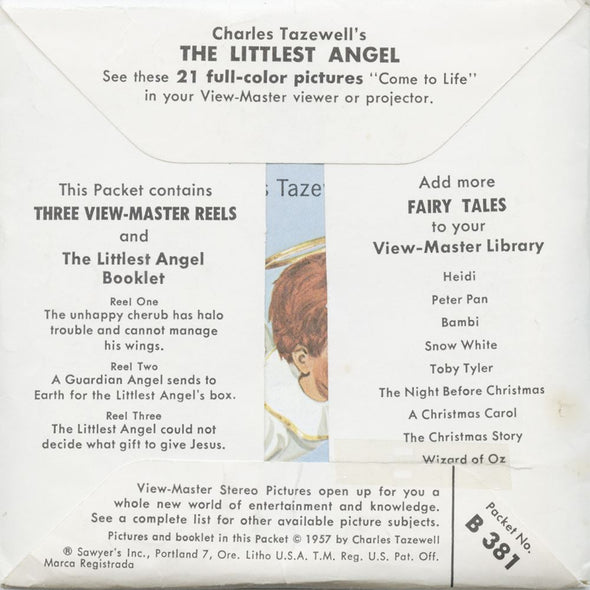 5 Andrew - Littles Angel - View-Master 3 Reel Packet - 1957 - vintage - B381-S5 Packet 3dstereo 