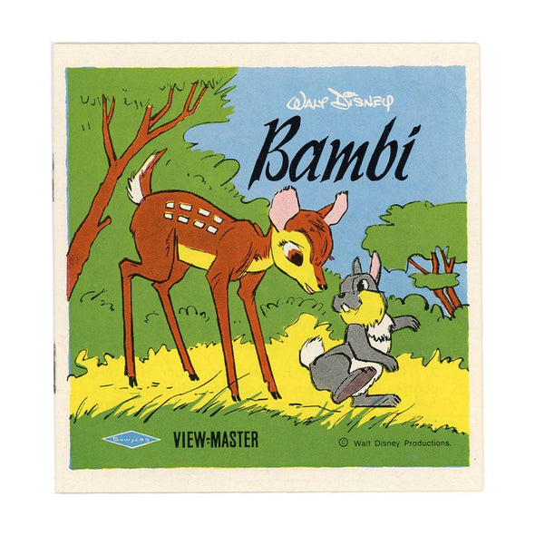 Bambi - Clay Figure Art - View-Master 3 Reel Packet - vintage - B400N-S5 Packet 3Dstereo 