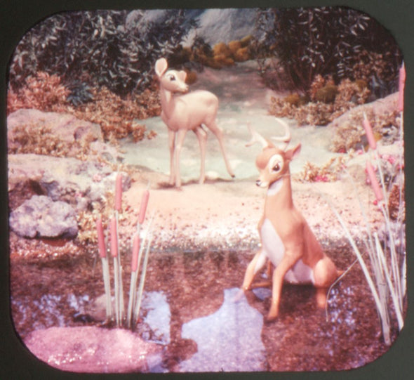 Bambi - Clay Figure Art - View-Master 3 Reel Packet - vintage - B400N-S5 Packet 3Dstereo 