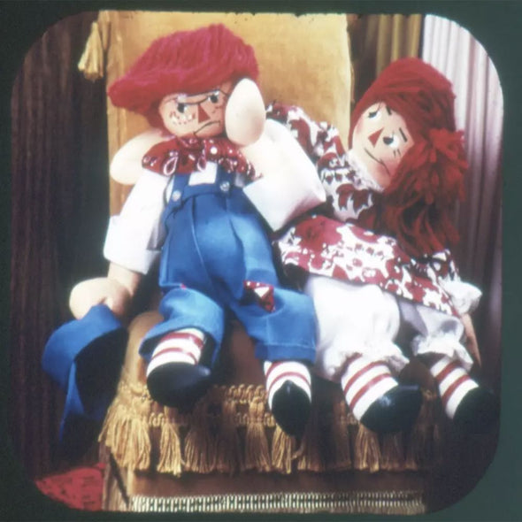 9 ANDREW - Raggedy Ann and Raggedy Andy - View-Master 3 Reel Economy Packet - vintage - B406-G3A Packet 3Dstereo 