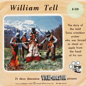 5 ANDREW - William Tell - View-Master 3 Reel Packet - 1959 - vintage - B430-BS4 Packet 3dstereo 