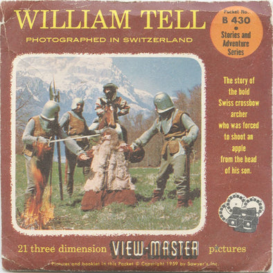 10 ANDREW - William Tell - View-Master 3 Reel Economy Packet - vintage - B430-S4 Packet 3dstereo 
