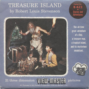 4 ANDREW - Treasure Island - View-Master 3 Reel Packet - vintage - B432-S4 Packet 3dstereo 