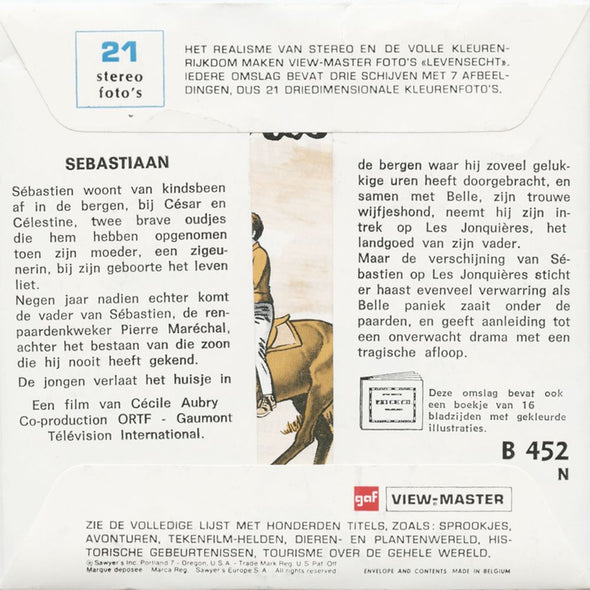 5 ANDREW - Sebastian - View-Master 3 Reel Packet - vintage - B452N-BG1 Packet 3dstereo 