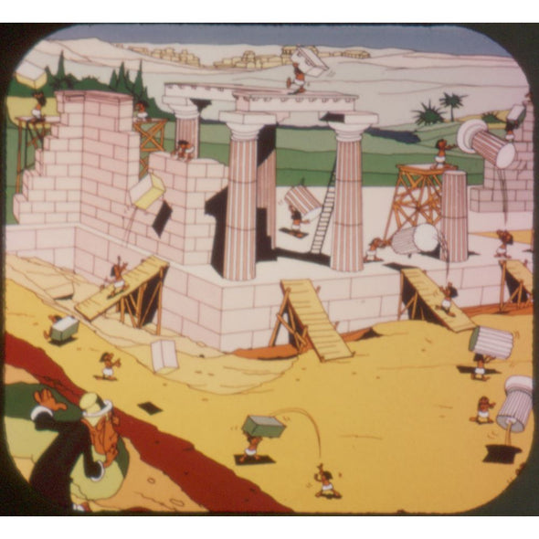 Asterix en Cleopatra - View-Master 3 Reel Packet - 1969 - vintage - B457-N-BG3 Packet 3dstereo 