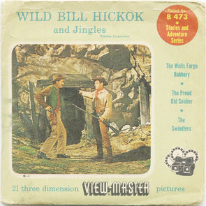 10 ANDREW - Wild Bill Hickok - View-Master 3 Reel Economy Packet - vintage - B473-S4 Packet 3dstereo 