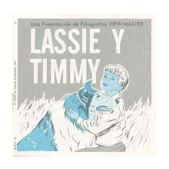9 ANDREW - Lassie Y Timmy - View-Master 3 Reel Economy Packet - vintage - B474-S-G1Y Packet 3Dstereo 