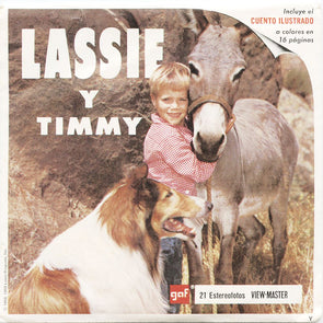 9 ANDREW - Lassie Y Timmy - View-Master 3 Reel Economy Packet - vintage - B474-S-G1Y Packet 3Dstereo 
