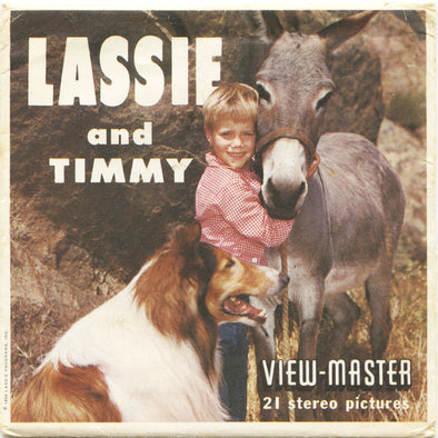 5 ANDREW - Lassie and Timmy - View-Master 3 Reel Packet - vintage - B474-S5 Packet 3dstereo 