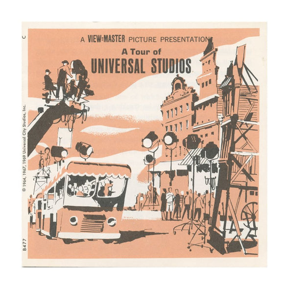 10 ANDREW - Universal Studios - View-Master 3 Reel Packet - vintage - B477-G1C Packet 3dstereo 