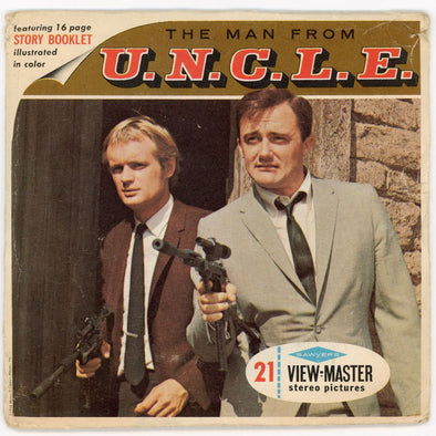 Man from U.N.C.L.E - View-Master 3 Reel Packet - vintage PKT 3Dstereo 