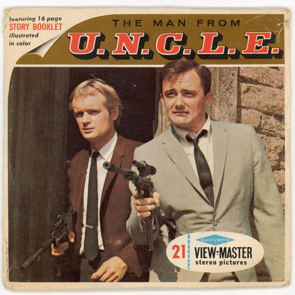 Man from U.N.C.L.E - View-Master 3 Reel Packet - vintage PKT 3Dstereo 