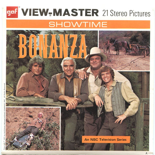 4 ANDREW - Bonanza - View-Master 3 Reel Packet - vintage - B487-G3A Packet 3dstereo 