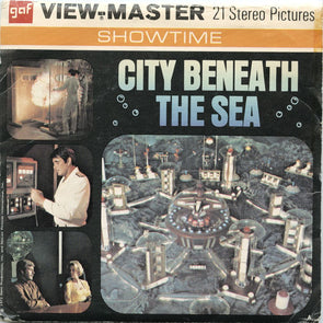 7 ANDREW - City Beneath The Sea - View-Master 3 Reel Packet - 1971 - vintage - B496-G3A Packet 3dstereo 