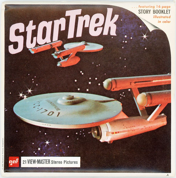 Star Trek -The Omega Glory - View-Master 3 Reel Packet - 1968 - vintage Packet 3dstereo 