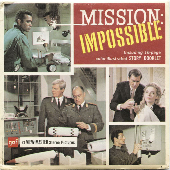 6 ANDREW - Mission: Impossible - View-Master 3 Reel Packet - 1968 - vintage - B505-G1A Packet 3dstereo 