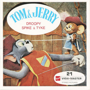 7 ANDREW - Tom & Jerry - View-Master 3 Reel Packet - vintage - B511-E-BG1 Packet 3dstereo 