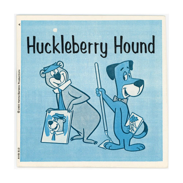DALIA - Huckleberry Hound and Yogi Bear - View-Master 3 Reel Packet - vintage - B512-G3 Packet 3dstereo 