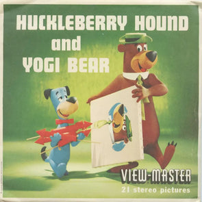 5 ANDREW - Huckleberry Hound and Yogi Bear - View-Master 3 Reel Packet - vintage - B512-S5 Packet 3dstereo 