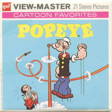 9 ANDREW - Popeye - View-Master 3 Reel Economy Packet - vintage - B516-G3A Packet 3Dstereo 