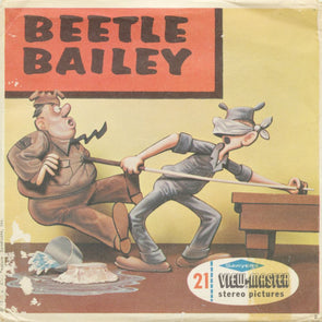 5 ANDREW - Beetle Bailey - View-Master 3 Reel Packet - vintage - B518-S6B Packet 3dstereo 