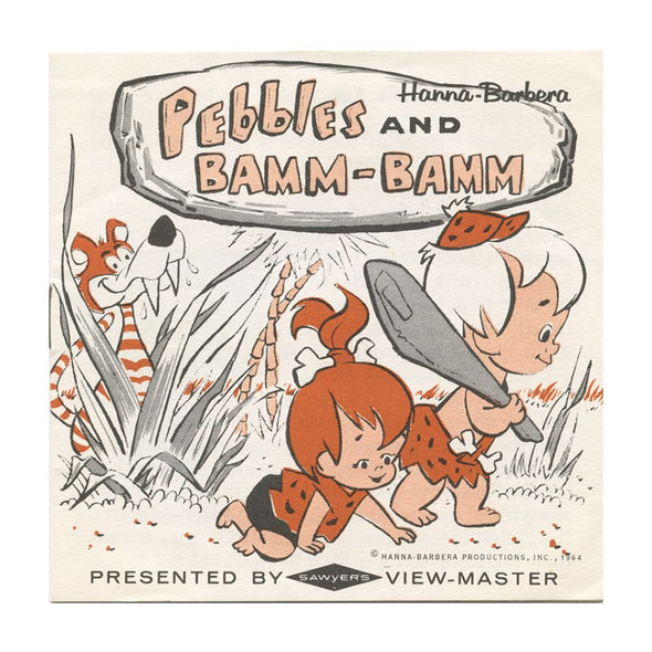 9 ANDREW - Pebbles and Bamm-Bamm - View-Master 3 Reel Packet - vintage - B520-G3A Packet 3Dstereo 