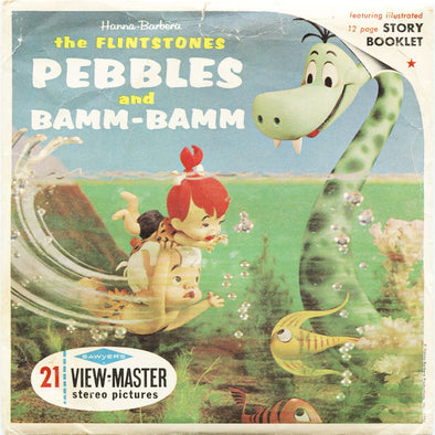 5 ANDREW - Pebbles and Bamm-Bamm - View-Master 3 Reel Packet - 1964 - vintage - B520-S6 Packet 3dstereo 