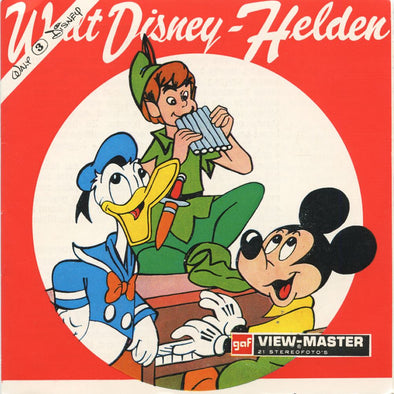 5 ANDREW - Walt Disney Helden - View-Master 3 Reel Packet - 1961 - vintage - B523N-BG3 Packet 3dstereo 