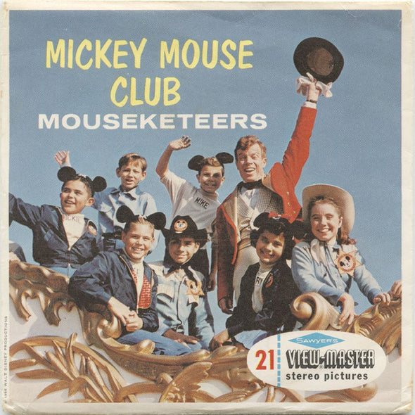 6 ANDREW - Mickey Mouse Club Mouseketeers - View-Master 3 Reel Packet - 1956 - vintage - B524-S6 Packet 3dstereo 